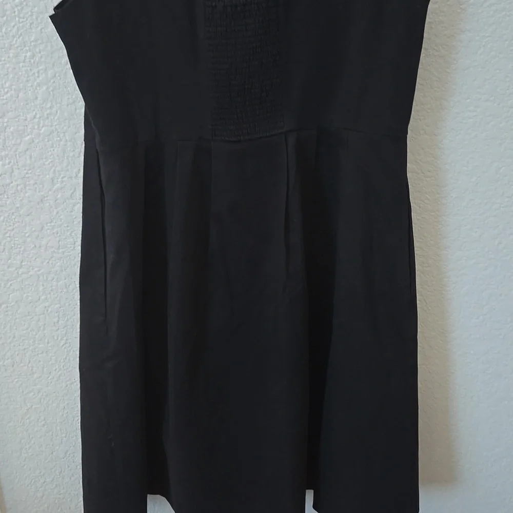 Anthropologie Moulinette Soeurs Embroidered Perennial Dress Black Floral Sz 10 - Picture 12 of 14